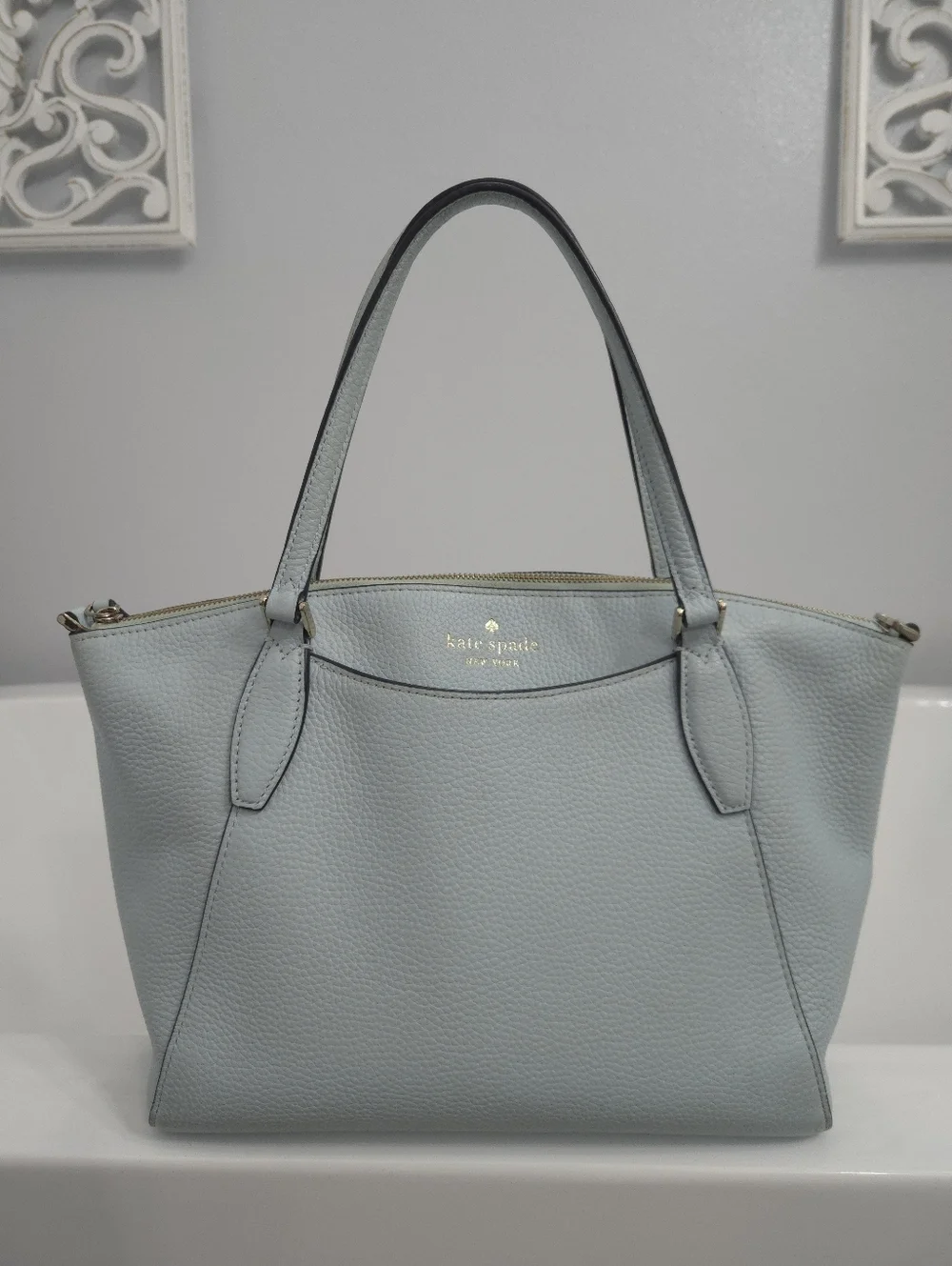 Kate Spade Monica Pebbled Leather Satchel (MISSING STRAP)
